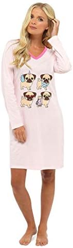 Ladies Novelty Cotton Jersey Printed Nightie