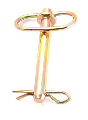 Forney 61330 Hitch Pin, Yellow Zinc, 5/8-Inch-by-4-1/2-Inch