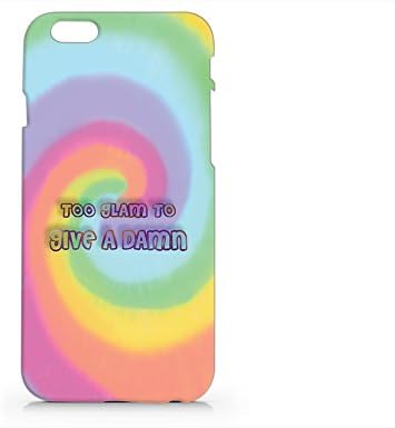 Too Glam To Give A Damn Iphone 6 case, Iphone 6 Case Plastic Hard White Phone Cover For Iphone 6 Case- Emerishop (AH460)