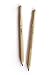 Suck UK Wooden Drumstick Pencils - Novelty Drummer Gifts for Men & Music Lovers - Wooden Drumstick Shaped Sketch Pencil - Unique Office & School Stationery Supplies - Cool Drum Kit - Set of 2 Black
