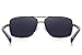 MERRY'S Driving Polarized Sunglasses for Men Square 45mm Sun glasses S8714 (Gray, 65)