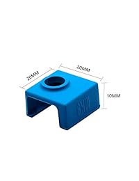 FYSETC   Calcetines de silicona para impresora 3D FYSETC, cubierta de silicona para MK7 MK8 MK9 Hotend Heater Protect para Creality CR 10 Mini S4, S5 Anet A8 Ender 3 Tevo Tornado y más