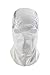 Moniku Halloween Dead Shot Face PU Leather Mask Cosplay Costume White