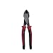 Klein Tools J248-8 Pliers, Made in USA, Diagonal Cutting Pliers with Angled Head, Short Jaws, High-Leverage Design, 8-Inch