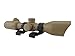 Monstrum Tactical 3-12x42 AO Rifle Scope with Illuminated Mil-Dot Reticle and Offset Reversible Scope Rings (Flat Dark Earth/Offset Rings)