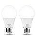 LOHAS Smart Light Bulb Dimmable LED Daylight Bulbs A19, WiFi LED Bulbs, Compatible with Amazon Alexa, Google Home, Remote Control by Smartphone iOS & Android, 50W LED Light Bulb Equaivalent, 2Pack