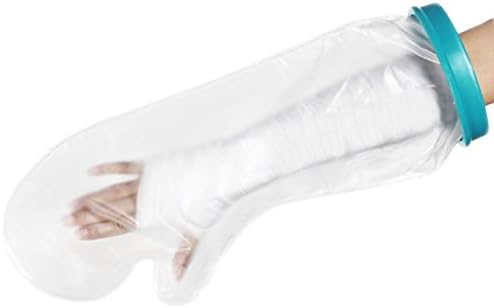 Eurybia Adult Short Arm Cast Cover, Bandage Protector, Adult Clear Waterproof Arm Cast Protector, 23 Inches (58cm)