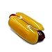 WLLP Hot Dog Shape 3.93-Inch Portable Art Glass Craft Tube,Hand Small Size and Beautiful, Heat Resistant, Short delivery time.