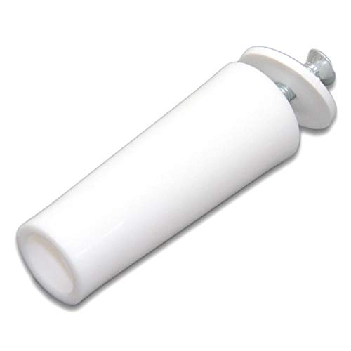 Rolatec Roller Shutter Stoppers 60mm White, Set of 10, PVC with Galvanized Steel Screws