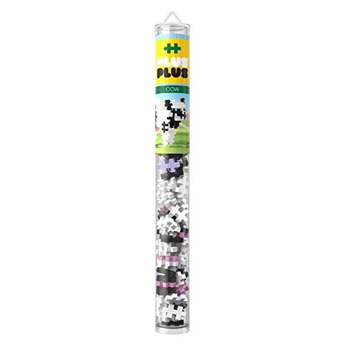 PLUS PLUS - Mini Maker Tube - Cow - 70 pc