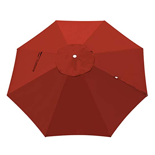 BenefitUSA Replacement Canopy Top Cover for 11.5' Rome Cantilever Patio Umbrella Outdoor Sunshade (Red)