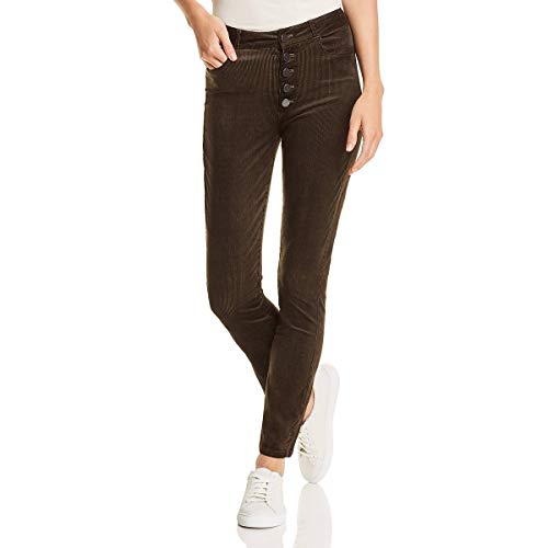 PAIGE Womens Corduroy Velvet Ankle Jeans Green 31 - Thumbnail 2