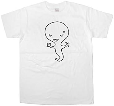 Amazon 幸服屋さん ゆるキャラデザイン ぶち切れオバケ Tシャツ 半袖 Os56 Tシャツ カットソー 通販