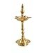 HASHCART® Brass Diya for Pooja Kerala Diya Diyas Diya Lamp for Puja Diwali Diyas, Traditional Samai Lamp Kutthu vilakku Panchmahal Deepam - Indian Diwali Gifts [ 10 inch, Set of 1 ]