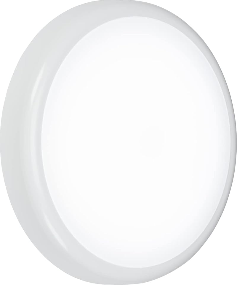Knightsbridge LED IP65 Bulkhead Emergency Light Polycarbonate White CCT Sensor