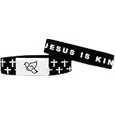 EVESENG Daily Bible Verse Bracelet - Christian Faith bible bracelets with NFC Technology | Unique Devotional Gift for Believers | Share Love, Hope, and Faith,Spiritual Conversations Anytime Anywhere.