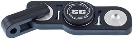 Spin Gadget fidget spinner toy with quick disconnect keychain, perfect EDC for ADD, ADHD, anxiety, fidgeting, focus and addiction, aka fidget gadget or fidget gidget MADE IN THE USA (D1Black)