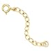 BENIQUE Necklace Extenders for Women Men - 14K Gold Filled Chunky Chain, Jewelry Bracelet Extension, Heavy Duty, Durable Strong Removable, Made in USA 2