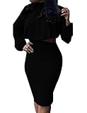Allegrace Women Sexy Long Sleeve Turtleneck Cloak Cape Bodycon Party Evening Dresses