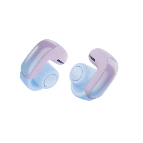 Bose Ultra Open Earbuds mit Bluetooth und OpenAudio Technologie, Clip On Kopfhörer, kabellose Open Ear Earbuds, immersive Audio, bis zu 48 Stunden Akkulaufzeit, Hellflieder - Limited Edition