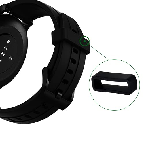 10pcs Watch Band Strap Loop, 22mm Fastener Rings Replacement