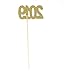 8 pack of Double Sided Gold Glitter 2019 Centerpiece Sticks in Various Colors for DIY Graduation and New Years Decor (Gold)