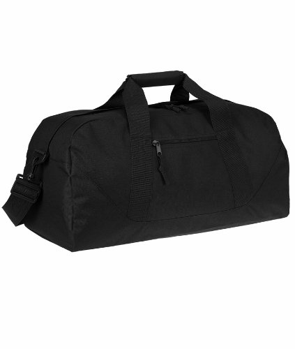 UltraClubÂ® Large Square Duffel Bag - Black