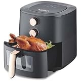 Jamaki Air Fryer 1800 Watt 7L - Silver & Black - JMK5007