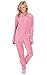 PajamaGram Women's Hoodie-Footie Fleece Onesie Pajamas