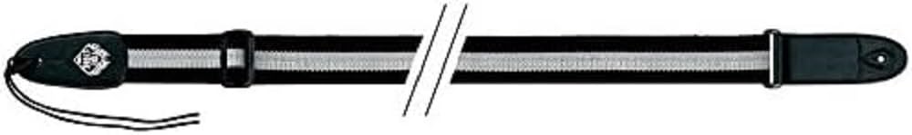 GEWA Fire & Stone 530830 guitar strap cotton edition black/white