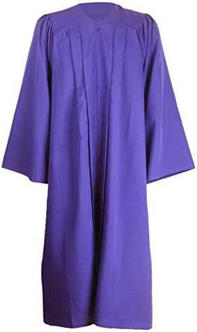 Conjunto De Toga Y Birrete De Graduación Unisex – Poliéster Mate Con Cremallera Oculta, Para Colegios Y Universidades