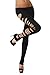 WOW CLOTHES Sexy Womens Stretchy Side Ripped Leggings Skinny Pants Tights Clubwear (Black)