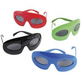 Superhero Mask Glasses, Colors May Vary (Pack of 12)