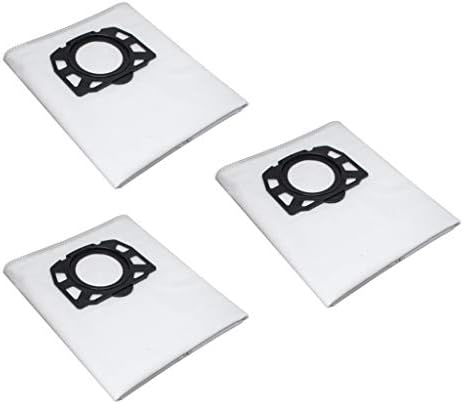 Motop 3PC Fleece Filter Bags Vacuum Bag Filter Dust Bag Cleaner Bags Replacement for Karcher WD4, WD5, WD5,MV4,MV5,MV6 Wet Dry Vacuums
