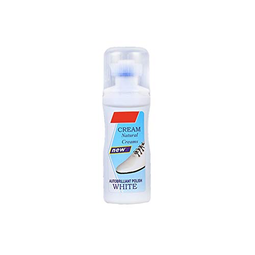 Smartcoco 100ml White Shoes Cleaner Polish Cleaning Tool Household Daily Disinfectant - Magical Refreshed White Cleaner for White Sneakers, Leather Shoes