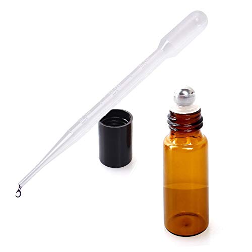 GLE2016 Clear White Plastic Liquid Dropper Pasteur Disposable Graduated Transfer Pipettes Pipetting (3ML(100 Pack))