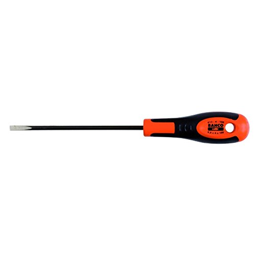 Bahco 613-6.5-150 Slotted Screwdriver, Multi-Colour, 1.2 x 6.5 x 150 mm/160 mm