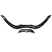 Black Iron Windshield Windscreen Trim Fit for Harley-Davidson Touring Road Glide Models 2004-2013