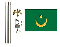 Old Mauritania 3x5 ft Outdoor Flag and Flag Pole