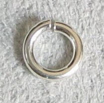 20 pcs Open Jump Rings 925 Sterling Silver Wire 5mm 19ga/Findings/Bright
