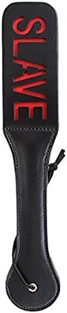 Erhverv Paddle for Spanking,13 Inch Handmade Toys Black (SLAVE)