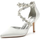 Elisabet Tang 2.36 Inch Open Toe Ankle Strap Chunky Heels Pump Sandals Party Dress Sandals Daily Work Wedding Strappy Buckle Heeled Sandals Shoes Gold Glitter Size 8