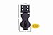 A29 [Set of 4] 4 Inch Heavy Duty Cast Iron Door Hasp Latch, Black Powder Coat Finish, Traditional Style