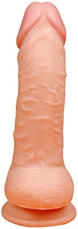 Hehelen 7.87 inch Large Size Silicone Dîd-Los Tools with S-uction Cup for Women Men