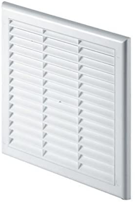 Air Vent Grille 300mm x 300mm with Fly Screen/Mesh/Net 12" x 12 Ducting Ventilation Cover Grid TK13
