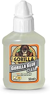 Gorilla Glue Clear 50ml - Crystal Clear, Water Resistant, Non-Expanding view 2