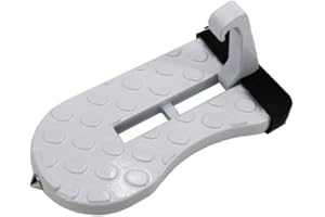 Swpato Car Door Step with Glass Breaker Safety Hammer & Roof Rack Access,Car Automotive Foldable Roof Rack Door Step - Fits Most Car, for SUV and Truck, Max Load 400 lbs