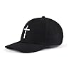 Bexxwell-Baseball-Cap-schwarz-mit-Kreuz-Stickerei-optimale-Passform-Kappe-Black-Baseballcap-Cross-BasecapUnisex