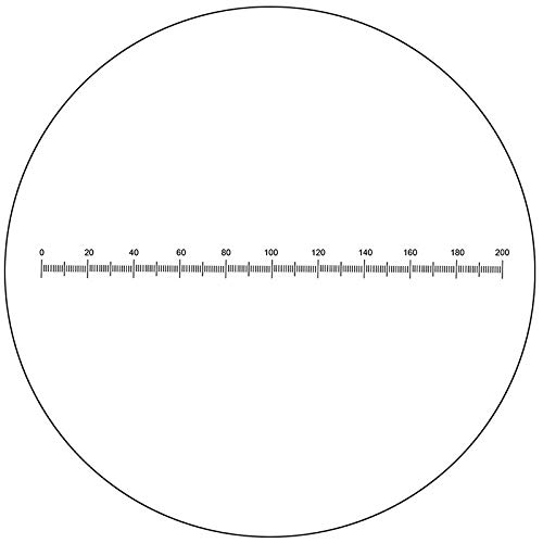 Microscope Eyepiece Micrometer Graticules Measuring Glass Eyepiece