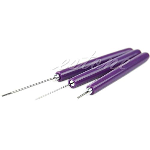Sewing Tools Accessory - 3pcs Set Paper Quilling Origami Diy 2 Assorted Needles 1 Slotted S27 - Laundry Plant Art Prints Nail Wind Home Paper Decor Mechanical Mechanical Home Mediterranean